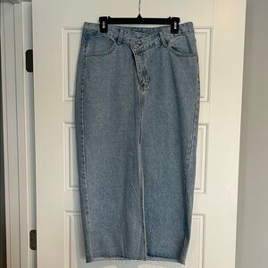 Women's Blue Denim Skirt